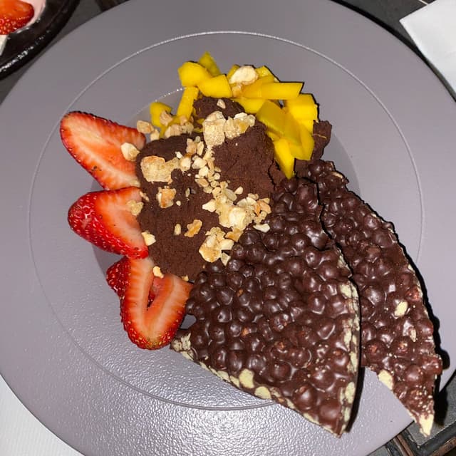 Foto del plato “Cremoso de Chocolate Vegano”