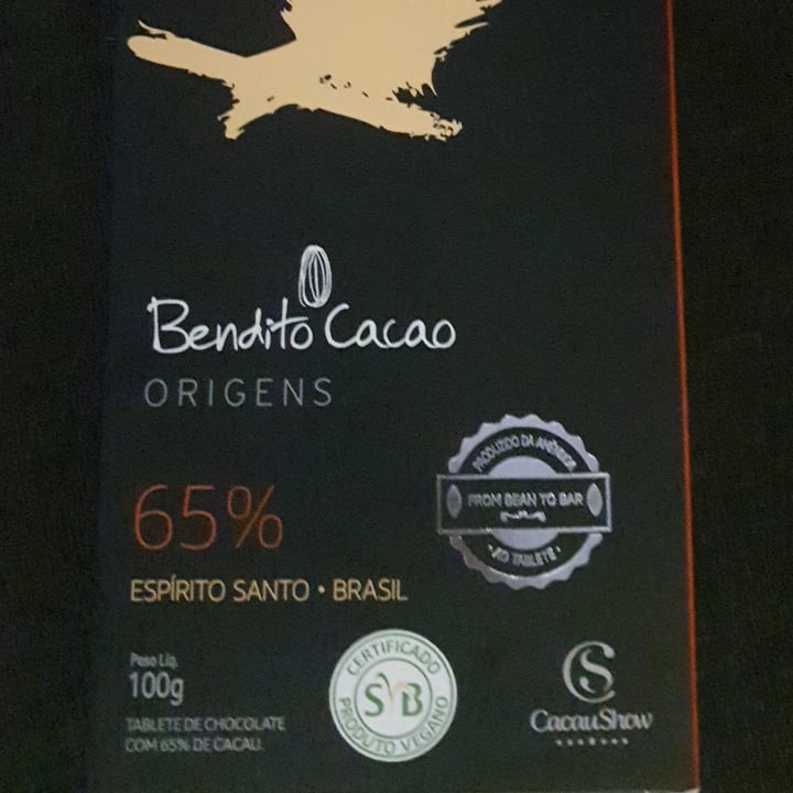 photo of Bendito Cacao Bendito Cacao Origens 65% shared by @marizasantos on  10 May 2022 - review
