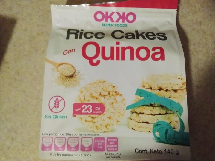 review photo of Okko Super Foods Rice Cakes con Quinoa shared by @anapg on 07 Jan 2020 - review
