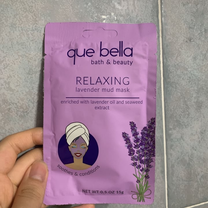 review photo of Que Bella Bath & Beauty Relaxing Lavender Mud Mask shared by @bittersweets on 27 Jul 2021 - review