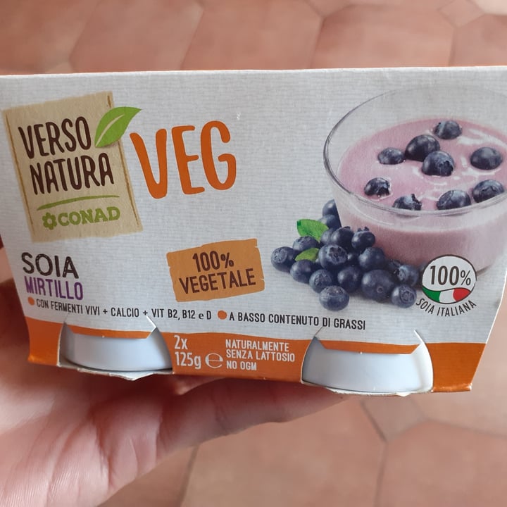 photo of Conad Bio Yogurt soia mirtilli shared by @arip30 on  29 Apr 2022 - review