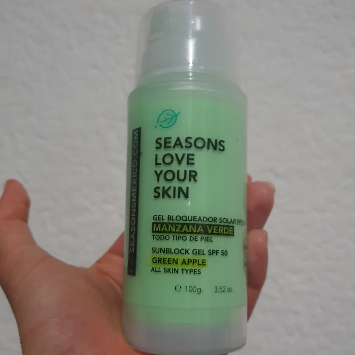 photo of Seasons Love Your Skin Sunblock gel SPF 50 shared by @marianahorta on  25 Feb 2022 - review