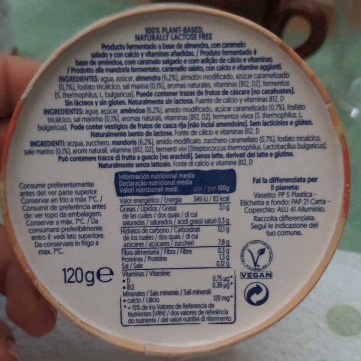 review photo of Alpro Absolutely almond salted caramel shared by @serelop on 11 Aug 2022 - review