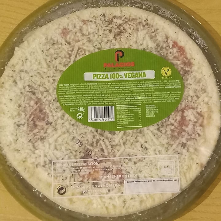 photo of Palacios Pizza 100% Vegana shared by @melissa7vb on  21 Oct 2021 - review