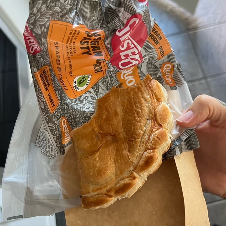 review photo of Quorn Ginster's Quorn Vegan Pasty shared by @callyjoart on 06 Aug 2022 - review
