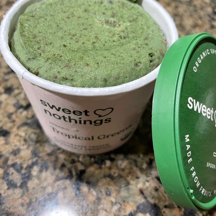 photo of Sweet Nothings Tropical greens spoonable smoothie shared by @karenasp on  19 May 2021 - review