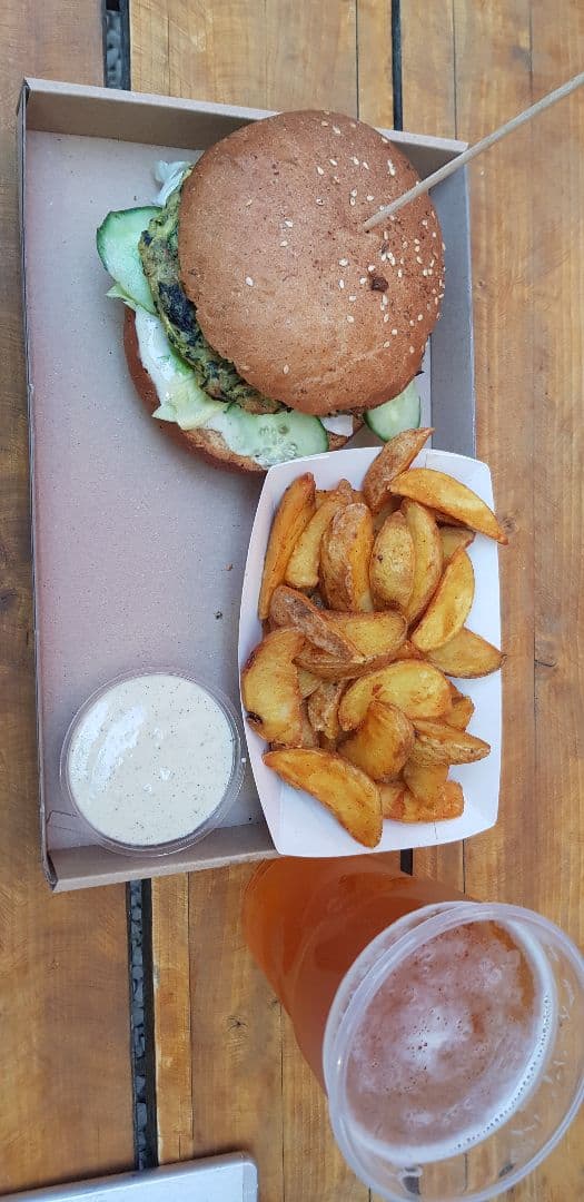 Foto do prato “The Ocean Burger”