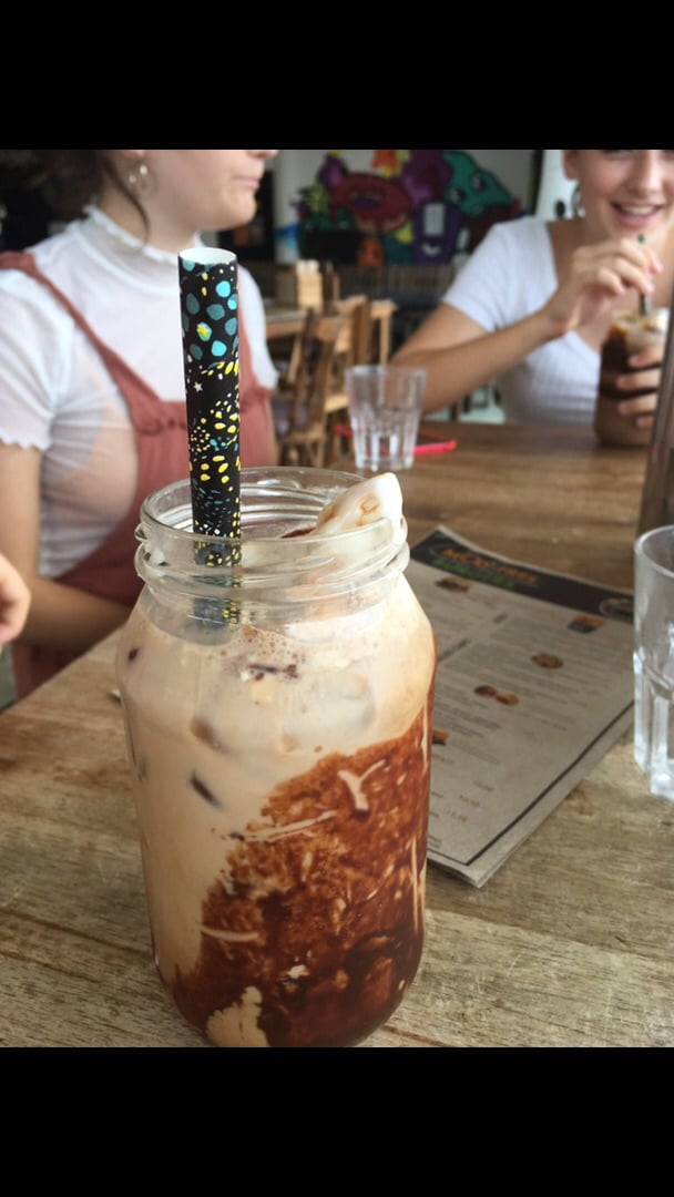 review photo of Raw Squeeze & MooFree Burgers Maroochydore Iced mocha shared by @hannahroberts737 on 22 Mar 2020 - review