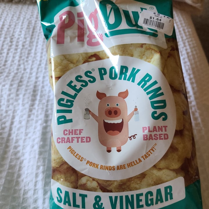 photo of PigOut Piglets pork rinds salt and vinegar shared by @heidid on  04 Jun 2022 - review