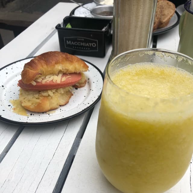 Photo of the dish “Medialuna De Jamon Y Queso”
