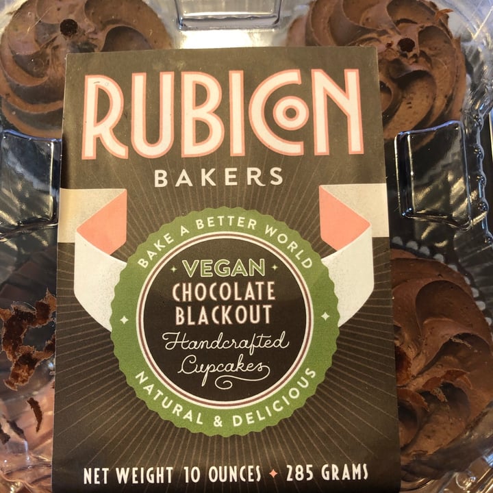 photo of Rubicon Bakers Vegan chocolate blackout cupcakes shared by @joyfully on  09 May 2020 - review