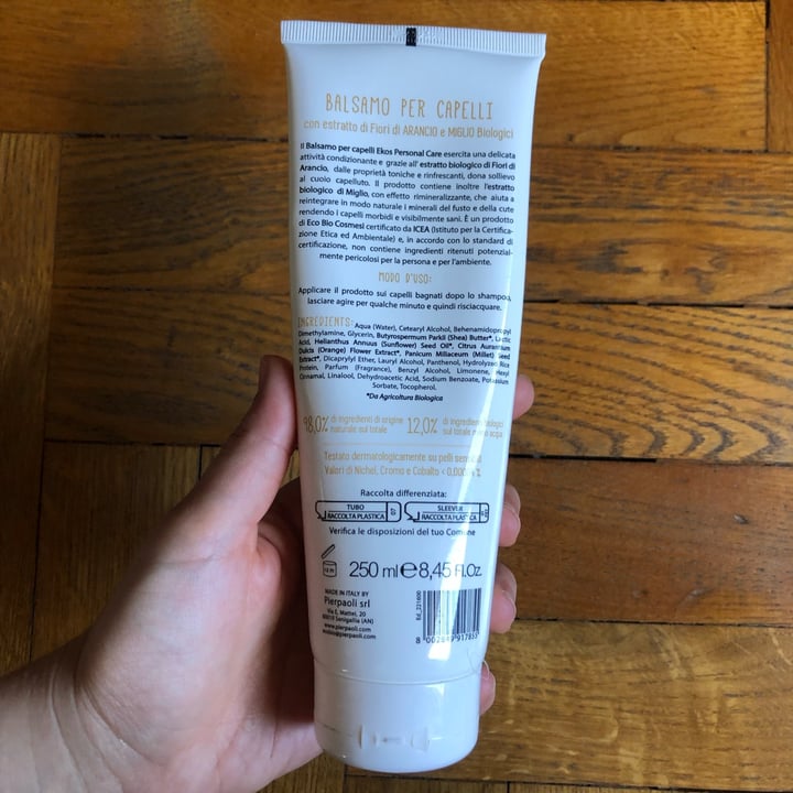 review photo of Ekos personal care Balsamo con estratto di Fiori di Arancio e Miglio Biologici shared by @sabant on 09 Jul 2022 - review