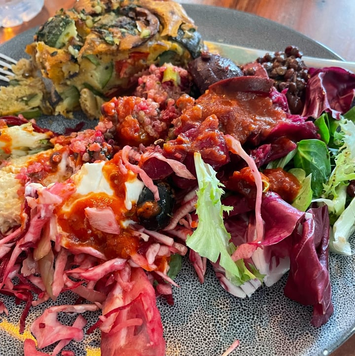 photo of The Veg Box Cafe Courgette, tomato and onion Fritatta shared by @sg34 on  11 Dec 2021 - review