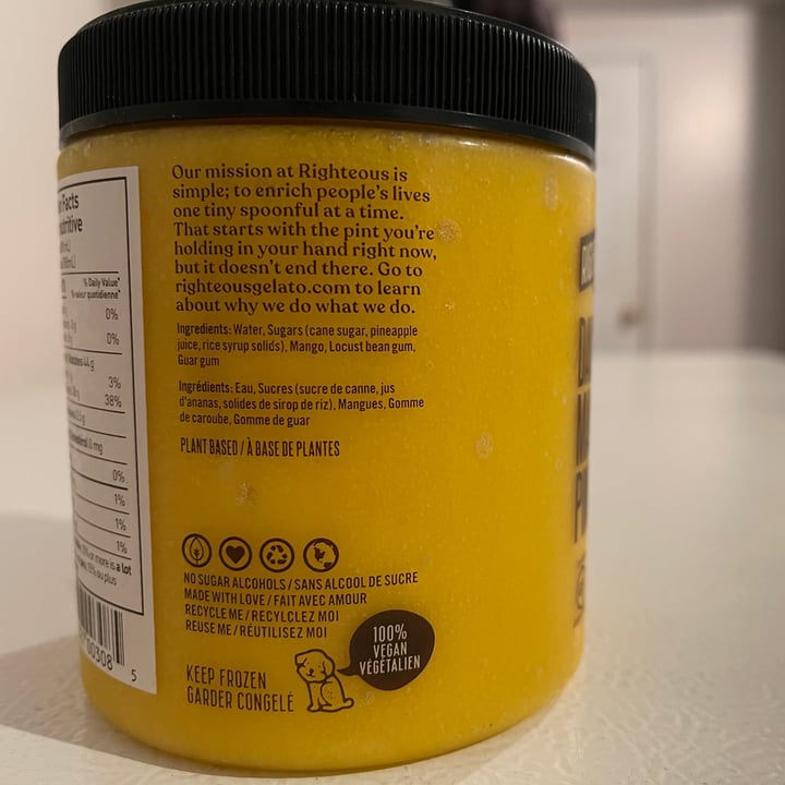 photo of Righteous Mango Pineapple shared by @amyindigo on  16 Mar 2021 - review