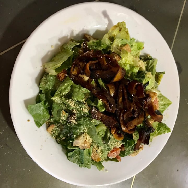 photo of Secret Pizza Society Caesar Salad shared by @pdxveg on  05 Sep 2019 - review