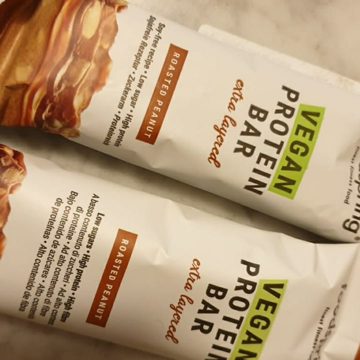 photo of Foodspring Barretta proteica vegana shared by @silviapierotti on  12 Jul 2022 - review