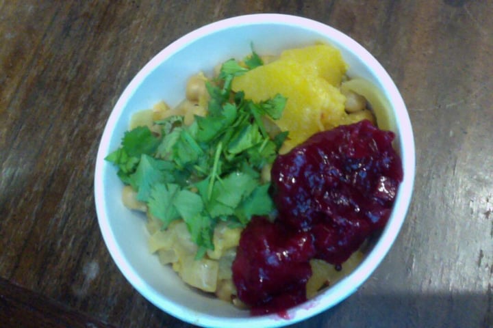 photo of The Full Bowl Pumpkin Curry with Cranberry Chutney shared by @crcyclone on  21 Nov 2019 - review