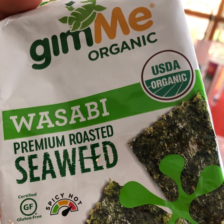 photo of Gimme Organic Wasabi Roasted Seaweed shared by @llamasluvthis on  25 May 2020 - review