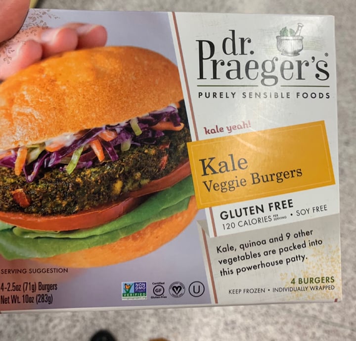photo of Dr. Praeger's Kale Veggie Burgers shared by @melissanelson13 on  20 Dec 2019 - review