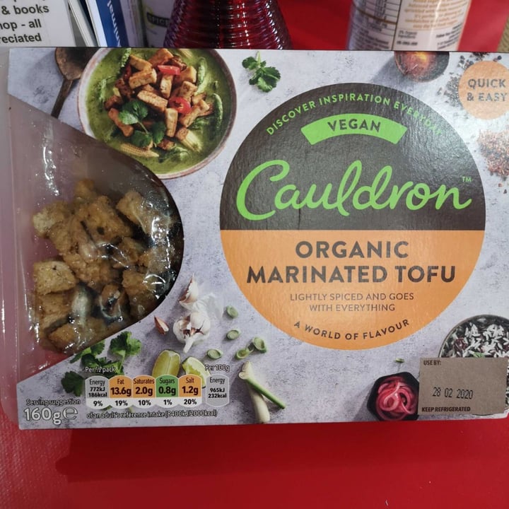 photo of Cauldron Organic Marinated Tofu shared by @billnoel on  01 Mar 2020 - review