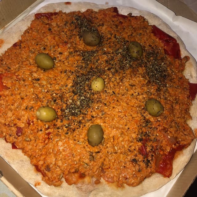 Photo of the dish “Pizza de soja texturizada”
