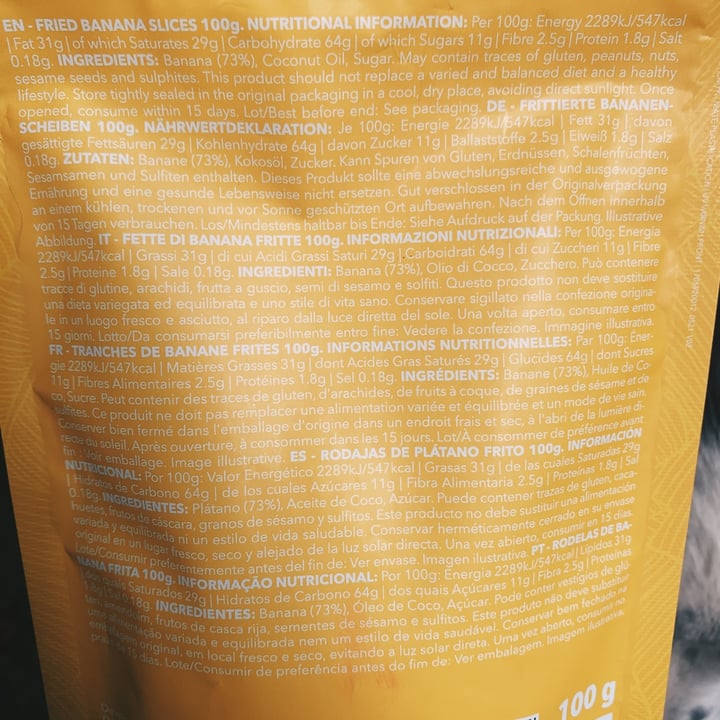 review photo of Prozis Banana Chips shared by @malibuforbreakfast on 08 Jun 2022 - review