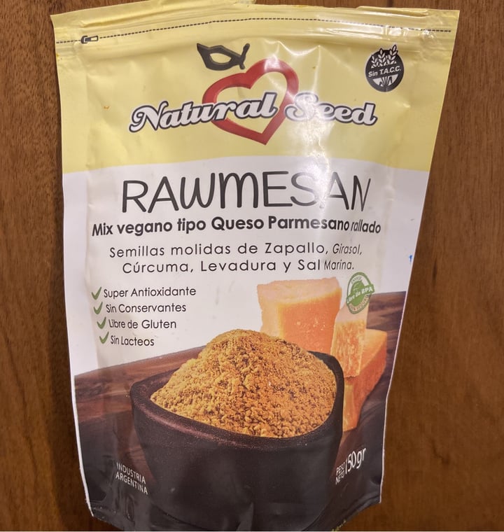 photo of Natural Seed Rawmesan shared by @agustinachurba on  16 Jan 2021 - review