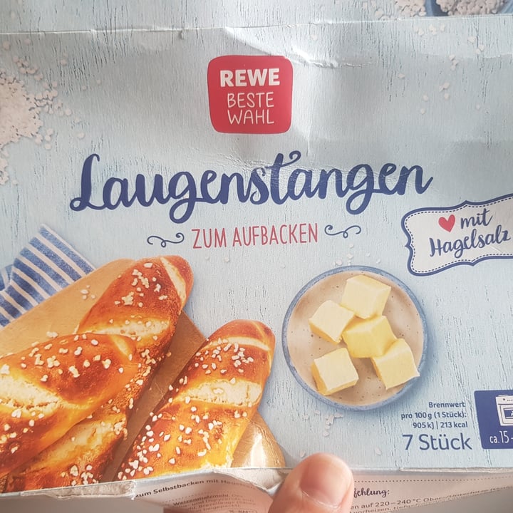 photo of REWE Beste Wahl Laugenstangen TK shared by @melmey on  17 Jul 2021 - review