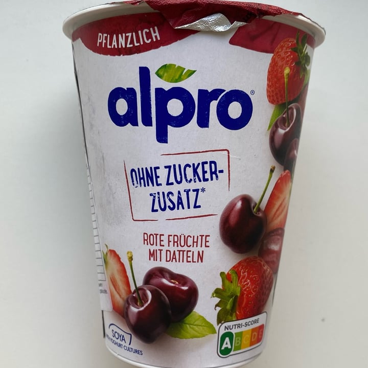 photo of Alpro Red Fruits With Dates (No Added Sugars) shared by @tsarinaveg on  16 Oct 2022 - review