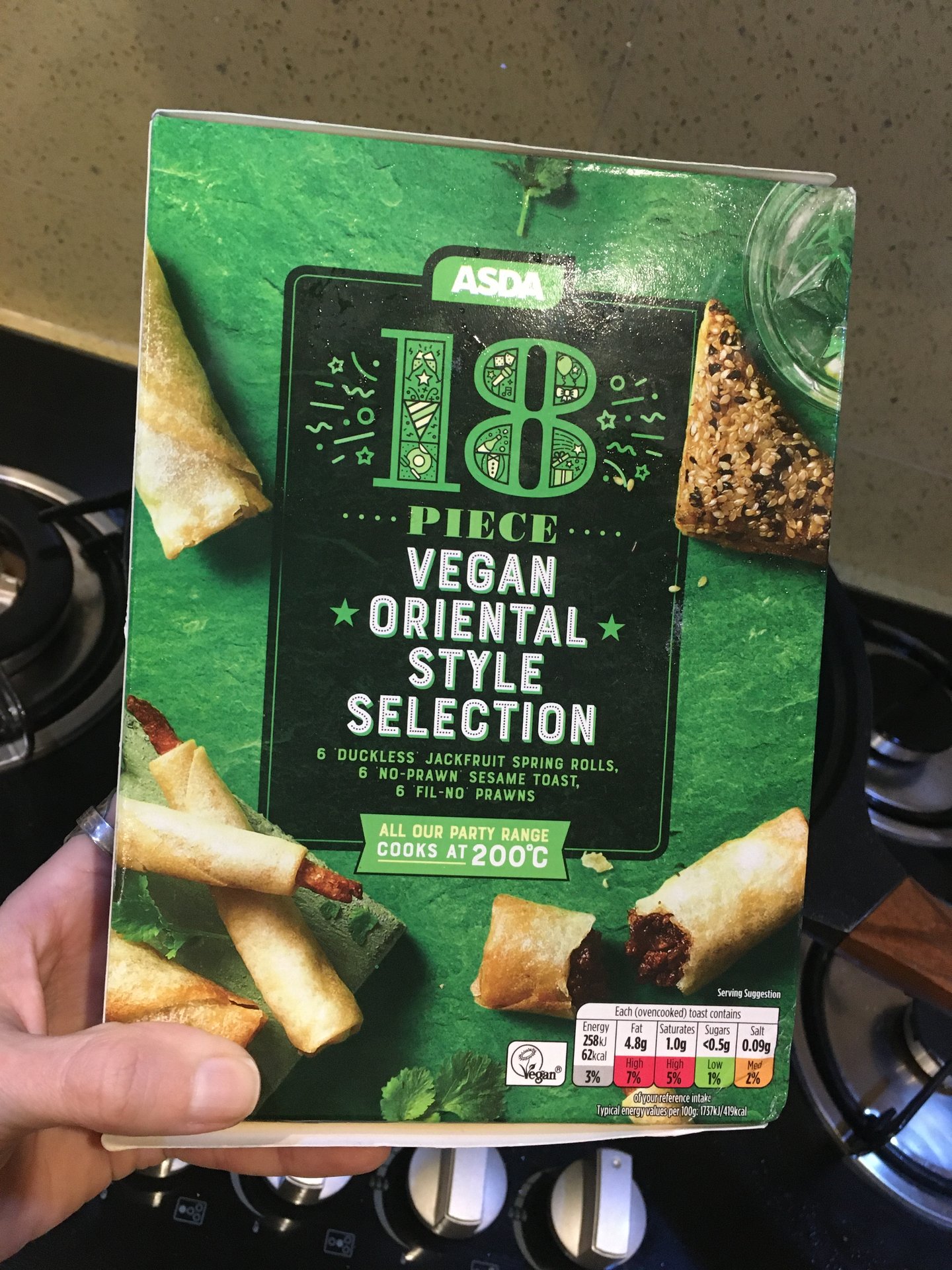 ASDA 12 piece Vegan Oriental Style Selection Reviews | abillion
