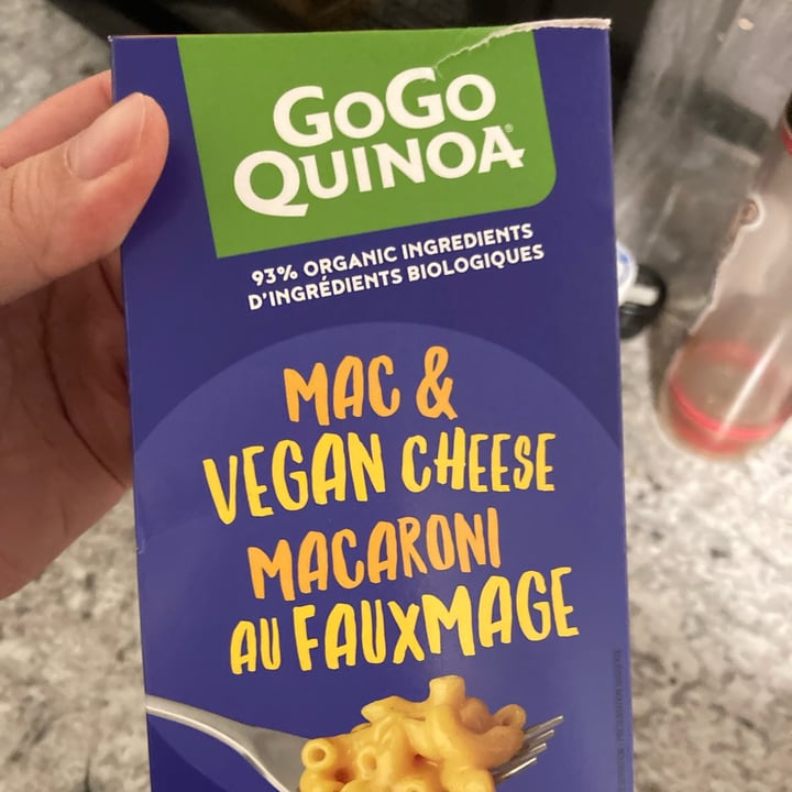 photo of GoGo Quinoa Mac and cheese shared by @cuttlefish on  28 Feb 2022 - review