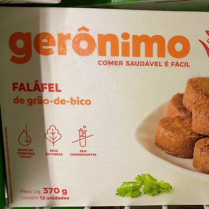 review photo of Geronimo alimentação e serviços Ltda Falafel de grão de bico shared by @zecavegan on 07 May 2022 - review