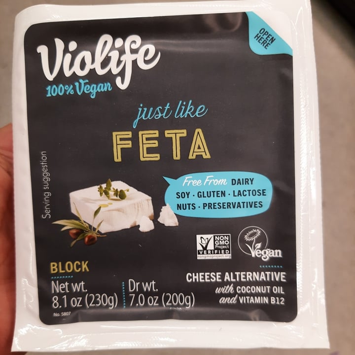 photo of Violife Feta Block - Greek White shared by @ednariehl on  30 Jul 2022 - review