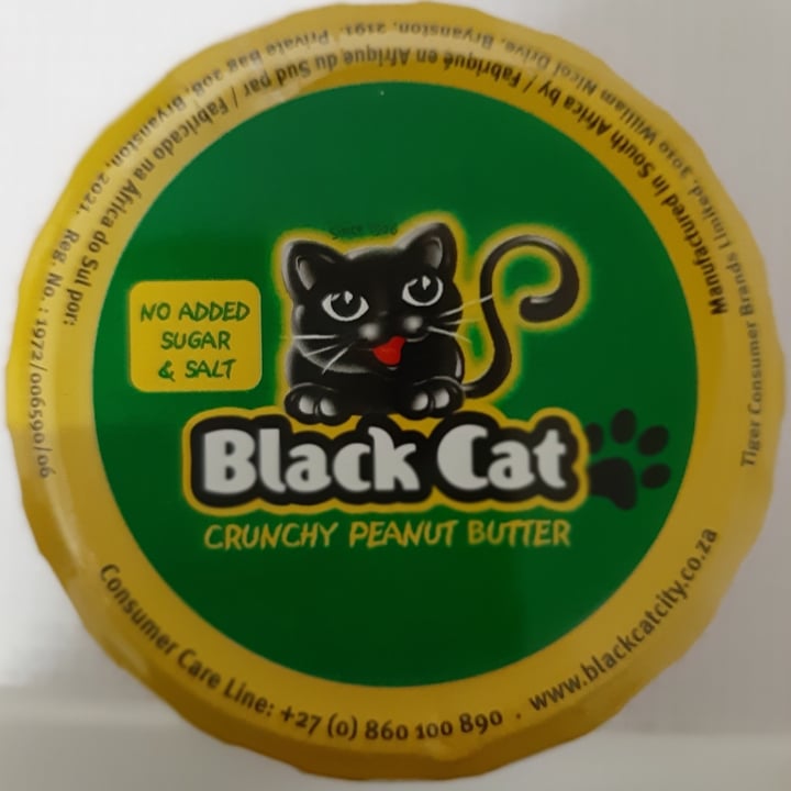 photo of Black  cat crunchy peanut butter Black  Cat Crunchy Peanut Butter shared by @bl on  22 Jun 2021 - review