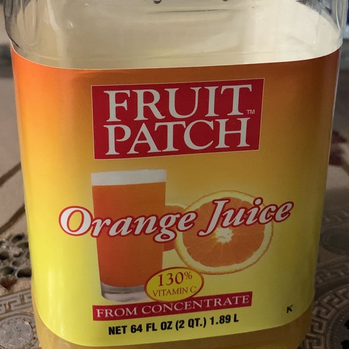 photo of Fruit Patch Orange Juice shared by @huiwang on  11 Feb 2022 - review