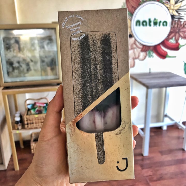 photo of Jolly Nice Lollies Jolly Nice Lollies - Blueberry Thyme Vanilla shared by @soulfulemily on  19 Jun 2019 - review