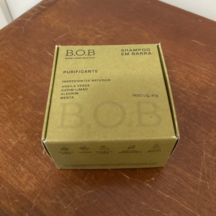 photo of B.O.B Shampoo Purificante Em Barra shared by @leonardorm on  06 May 2022 - review