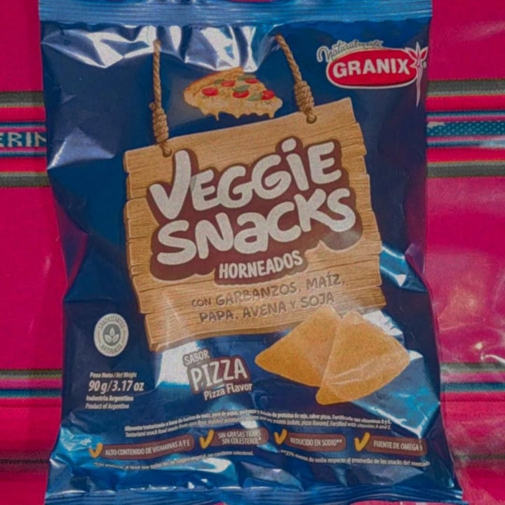 review photo of Granix Veggie Snacks sabor Pizza shared by @anndygarciaa on 27 Sep 2020 - review
