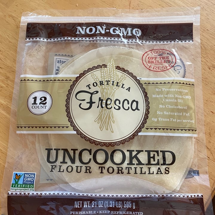 photo of Tortilla Fresca Flour Tortillas shared by @genellep on  26 Feb 2021 - review