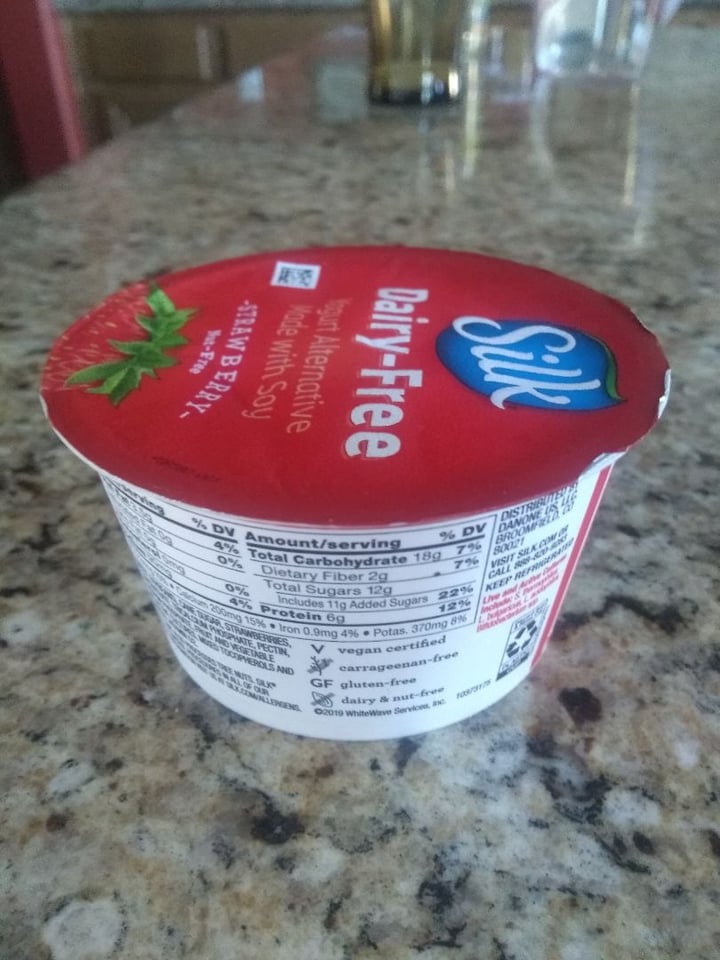 photo of Silk Strawberry Soymilk Dairy-Free Yogurt Alternative shared by @allie725 on  25 May 2020 - review