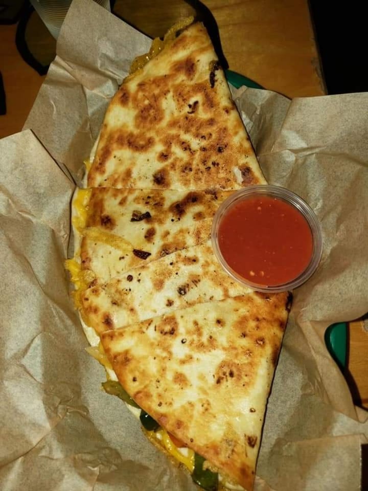 review photo of Green New American Vegetarian Kidsadilla shared by @drmholmberg on 03 Jan 2020 - review