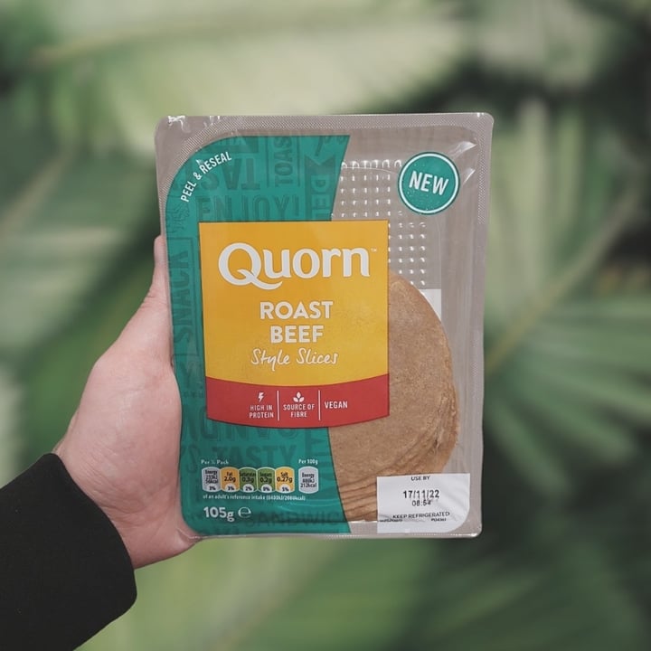 photo of Quorn Roast Beef Style Slices shared by @lt14gjc on  29 Oct 2022 - review