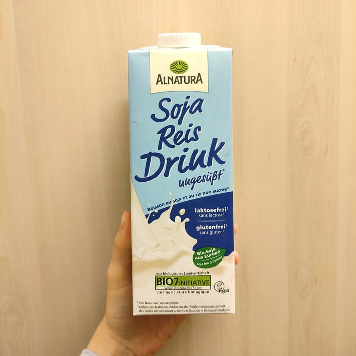 photo of Alnatura Soja Reis Drink shared by @mchiara on  15 Sep 2021 - review