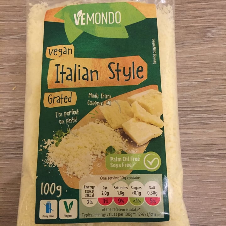 review photo of Vemondo Vegan Italian Style Grated Cheese shared by @danicarmo11 on 09 Dec 2020 - review