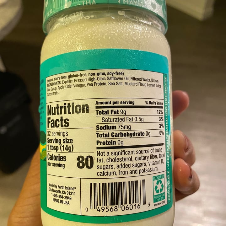 photo of Follow Your Heart Avocado Oil Veganaise shared by @abadgevegan on  08 Jan 2022 - review
