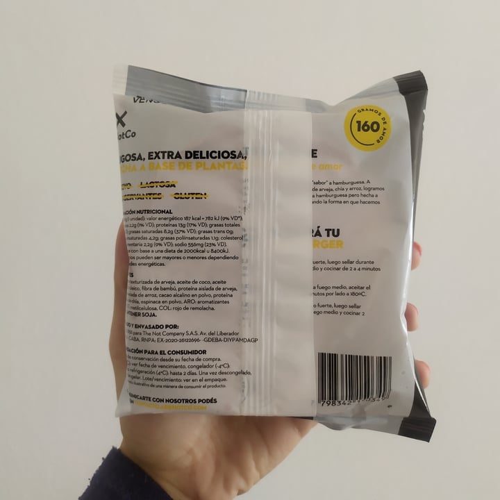 review photo of NotCo Not Burger shared by @soyfeminati on 30 Aug 2021 - review