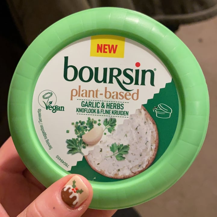 photo of Boursin Boursin dairy free Garlic and Herbs shared by @emmysea on  01 Jan 2022 - review