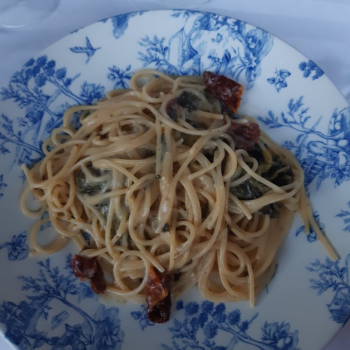 photo of Ristorante Lunico Spaghetti con Friarielli, Pomodori Secchi e Stracchino di Riso shared by @yuio on  17 Aug 2021 - review