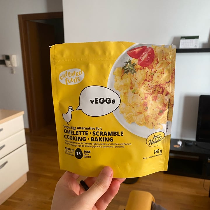 photo of Cultured Foods Vegan Egg Alternative For Omelette, Scramble, Cooking, Baking shared by @stequ on  19 Jun 2022 - review
