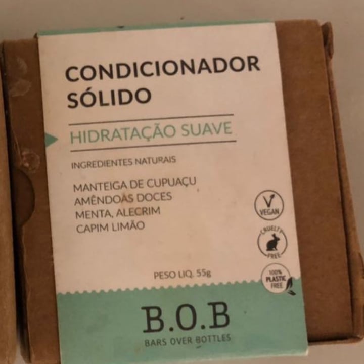 photo of B.O.B Condicionador hidratação suave shared by @adorovacas on  20 Jul 2021 - review